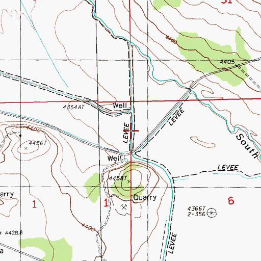 Topographic Map of Gayheart Slough, OR