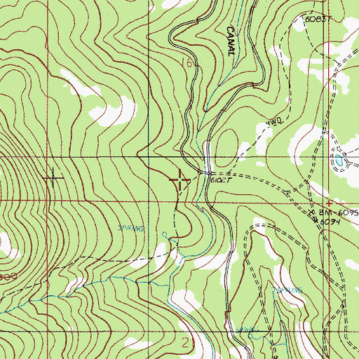 Topographic Map of Wagon Road Trailhead, OR