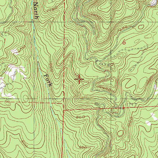 Topographic Map of Dads Lake, OR