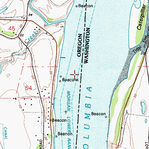Topographic Map of Willow Upper Range, OR