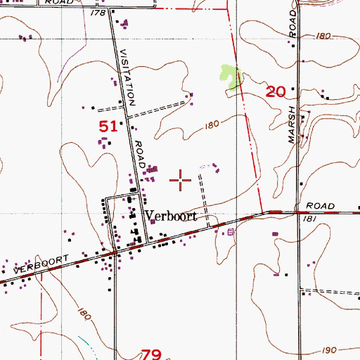Topographic Map of Blanchet Post Office (historical), OR
