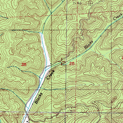 Topographic Map of Minard (historical), OR