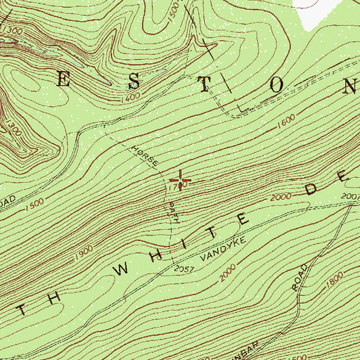Topographic Map of Horse Path, PA