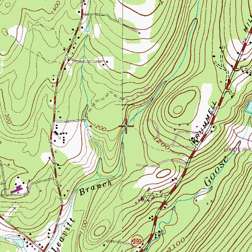 Topographic Map of PA-463 Reservoir, PA