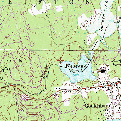 Topographic Map of Lake Lehigh Dam, PA
