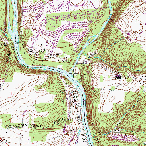 Topographic Map of Skippack Creek, PA