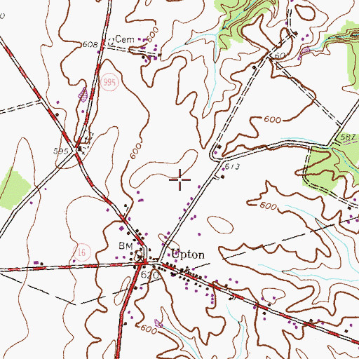 Topographic Map of WRCV-FM (Mercersburg), PA