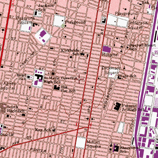 Topographic Map of Wharton, PA