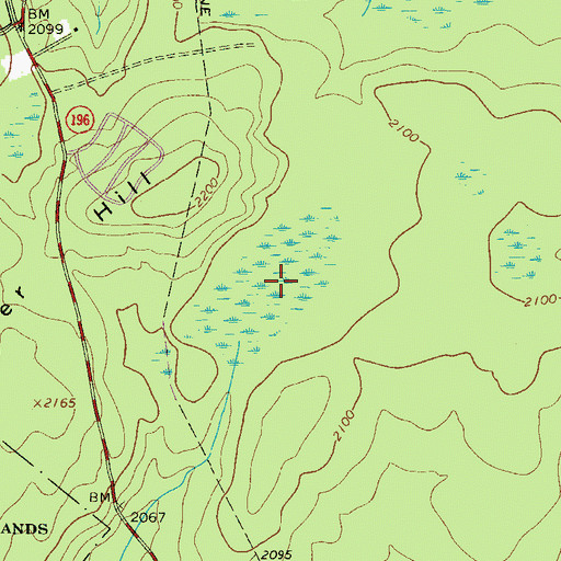 Topographic Map of Dresser Lake, PA