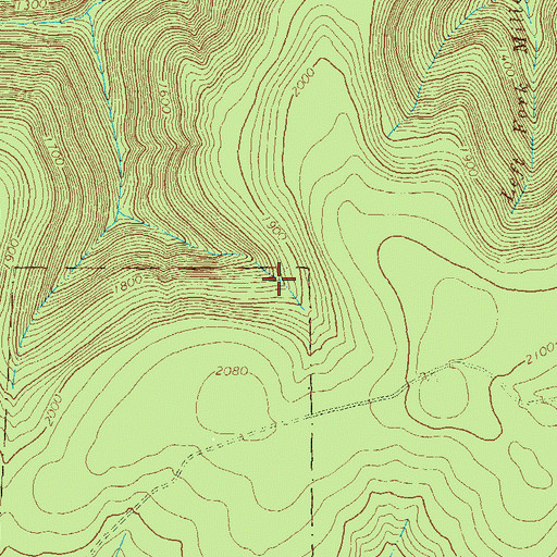 Topographic Map of Twin Pines Trail, PA