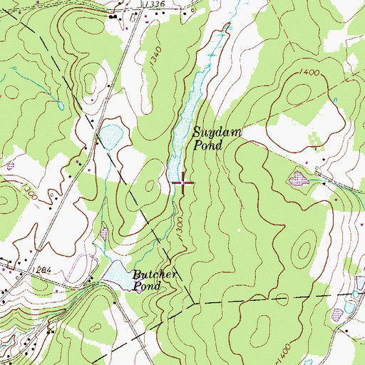 Topographic Map of Syndam Dam, PA