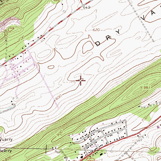 Topographic Map of Township of Derry, PA