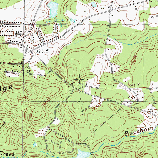 Topographic Map of Mount View Church, SC