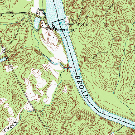 Topographic Map of Hobsons Creek, SC
