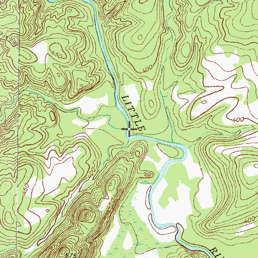 Topographic Map of Sawney Creek, SC
