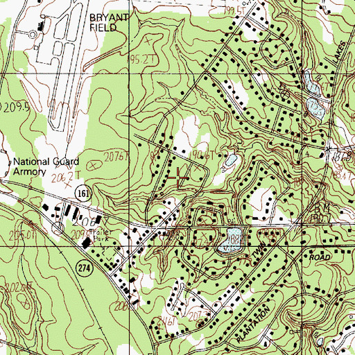 Topographic Map of Trexler Acres, SC