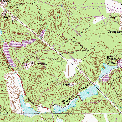 Topographic Map of Huntcliff, SC