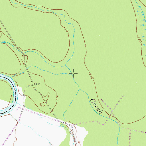Topographic Map of Island Lake, SC