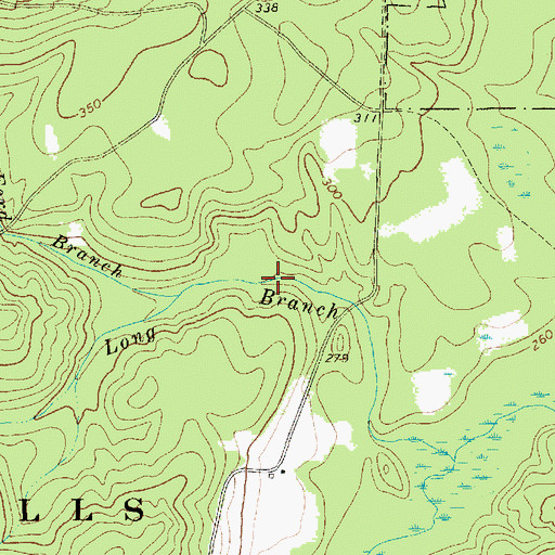 Topographic Map of Mays Lake, SC