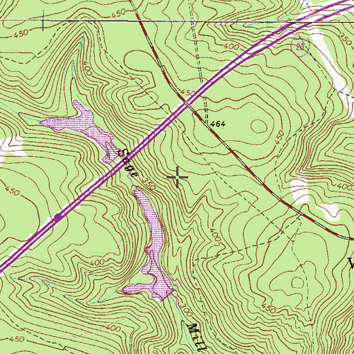 Topographic Map of South Carolina Noname 02034 D-2128 Dam, SC