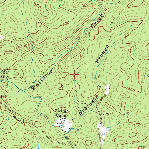 Topographic Map of Holiday Lake Dam D-2207, SC
