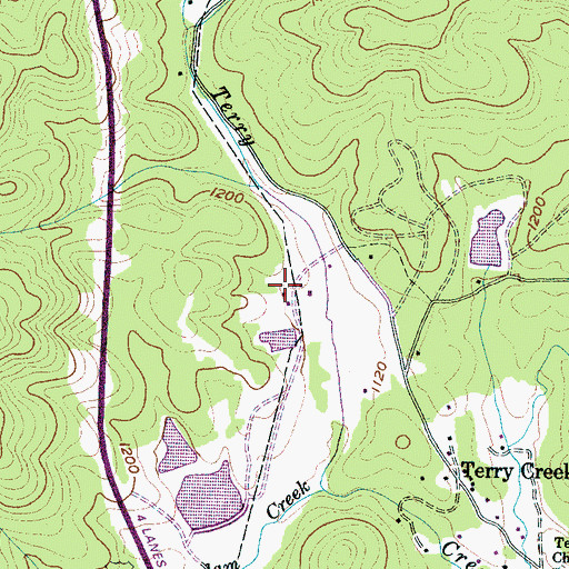 Topographic Map of Casteel Pond Number Three Dam D-2836, SC