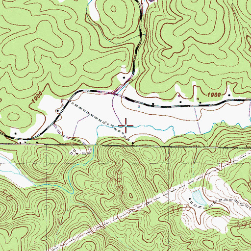 Topographic Map of Carrick Creek, SC