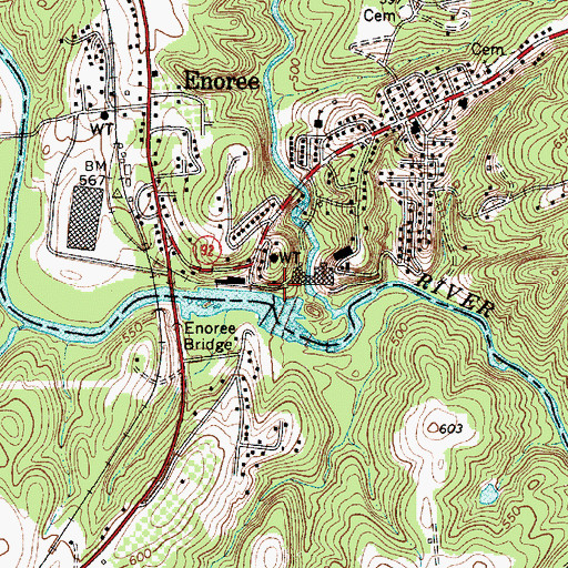Topographic Map of McKees Mill (historical), SC