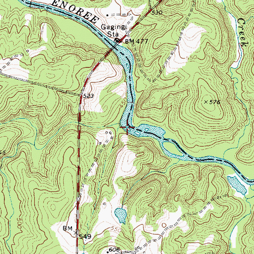 Topographic Map of Wests Mills (historical), SC