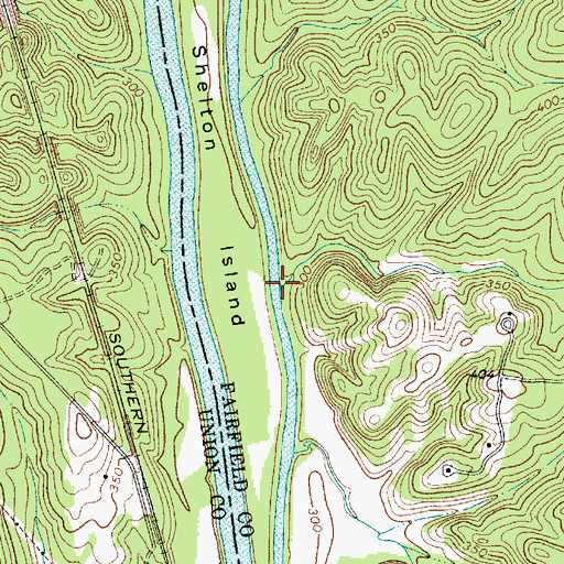 Topographic Map of High Hill Creek, SC
