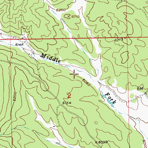 Topographic Map of North Star Mine, SD