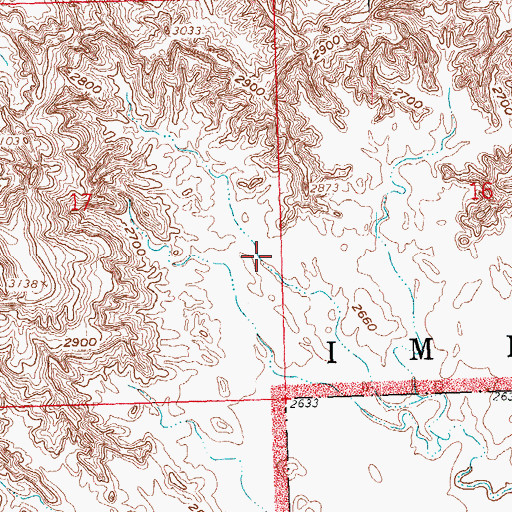 Topographic Map of Township of Imlay, SD