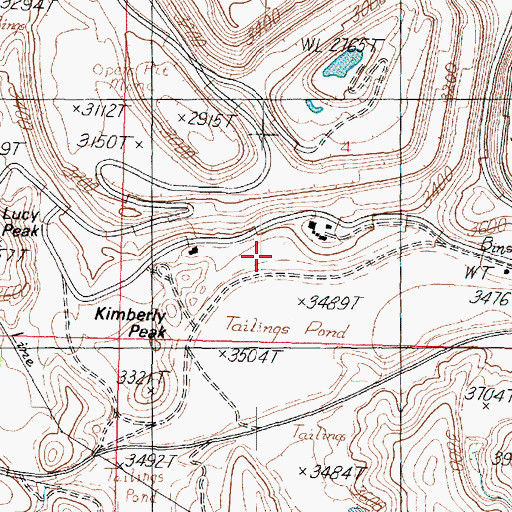 Topographic Map of Bevering Gulch, AZ