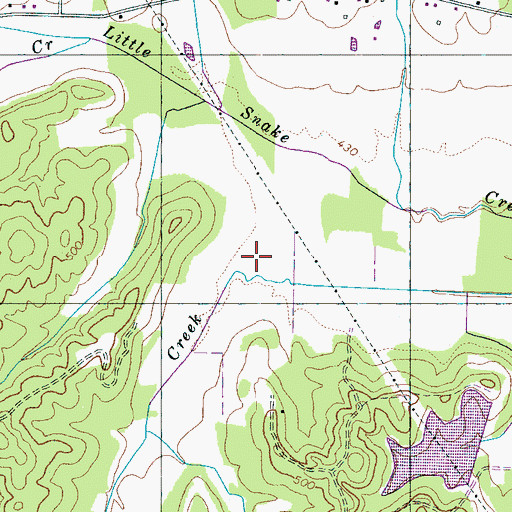 Topographic Map of Dutchman Hollow, TN
