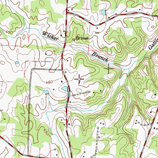 Topographic Map of District 11 (historical), TN