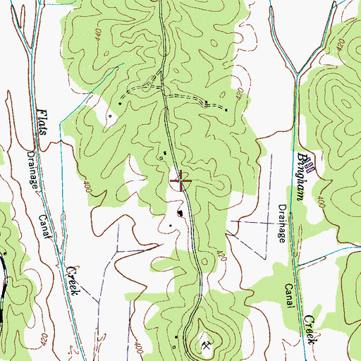Topographic Map of District 13 (historical), TN
