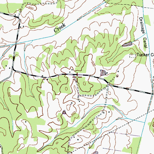 Topographic Map of District 24 (historical), TN
