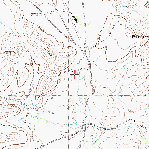 Topographic Map of Lease-Rixon Trail, TX
