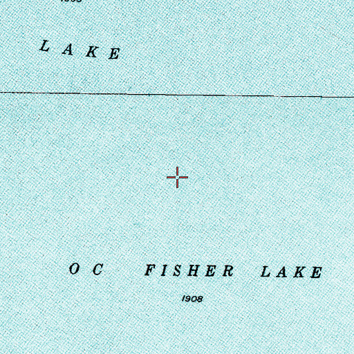 Topographic Map of O C Fisher Lake, TX