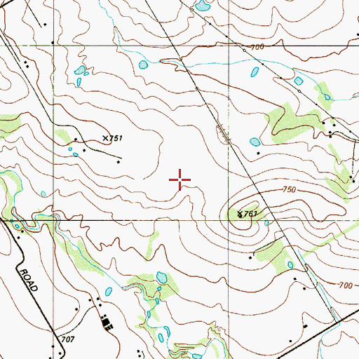 Topographic Map of KBUC-AM (Cibolo), TX