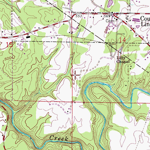 Topographic Map of Thermal (historical), AL