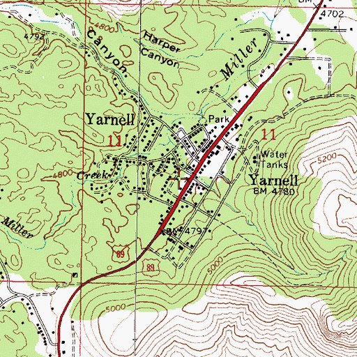 Econoline In Yarnell AZ Place-detail-map