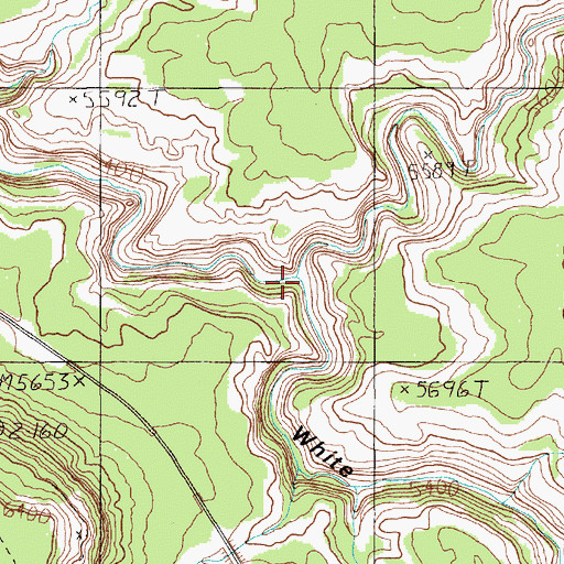 Topographic Map of Cheesebox Canyon, UT