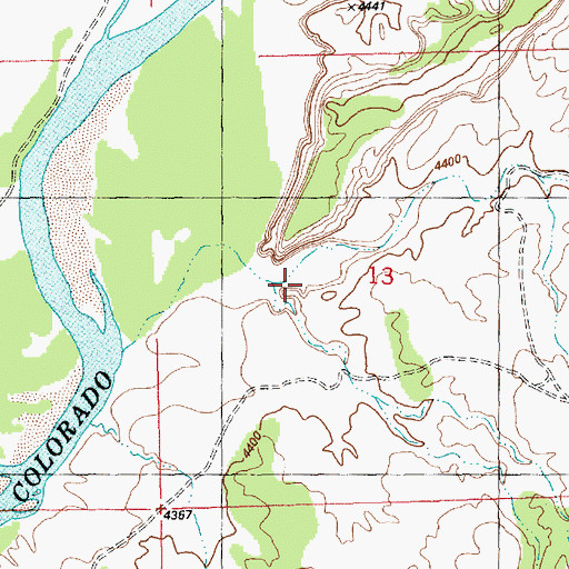 Topographic Map of Jones Canyon, UT