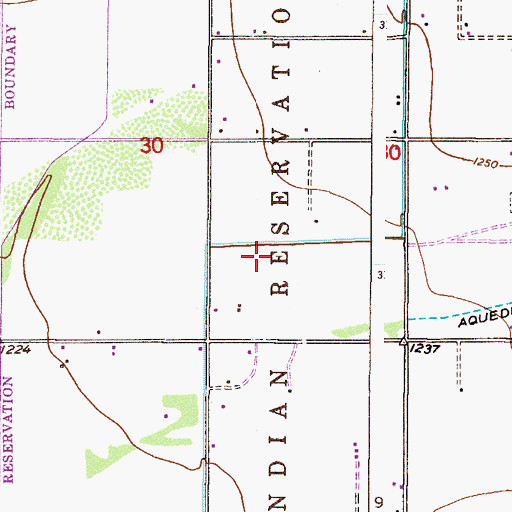 Topographic Map of Canal Stone Hoe (historical), AZ