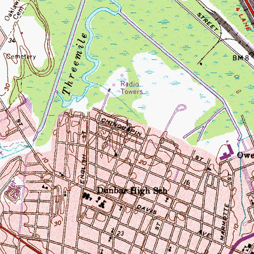 Topographic Map of Greater Macedonia Baptist Church, AL