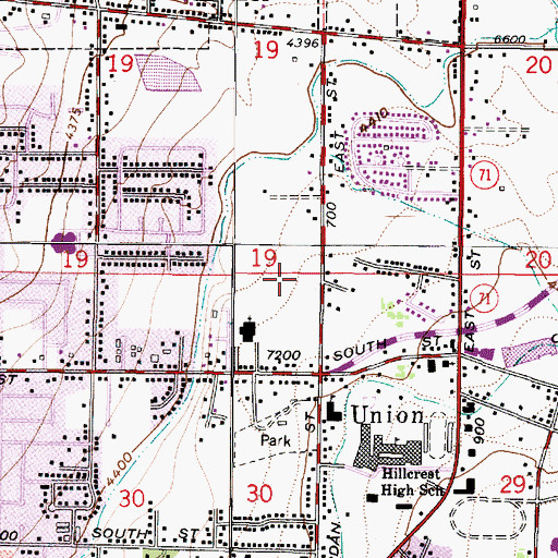 Topographic Map of Lundon Street Condo, UT