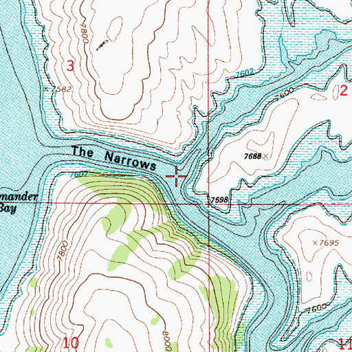 Topographic Map of Badger Hollow, UT