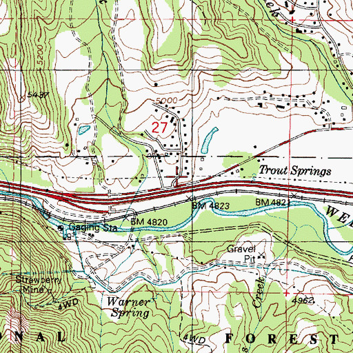 Topographic Map of Morgan Valley, UT
