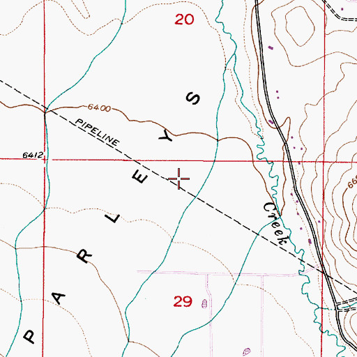 Topographic Map of Parleys Park, UT